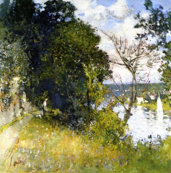 The White Sail by Pierre Eugène Montézin