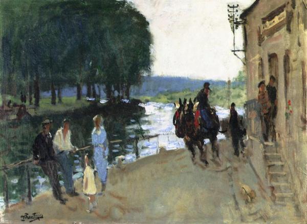 Towing by Pierre Eugène Montézin