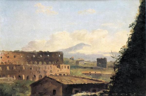 View Of The Colosseum by Pierre-henri De Valenciennes