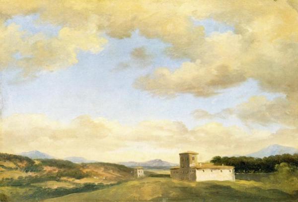 Villa Near Rome by Pierre-henri De Valenciennes
