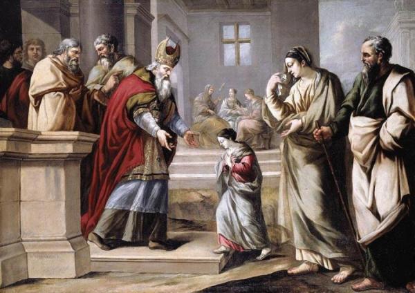 The Presentation Of The Virgin In The Temple by Pierre Mignard Oil Painting Reproductions