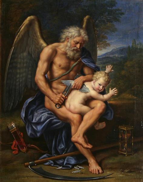 Time Clipping Cupid's Wings by Pierre Mignard Oil Painting Reproductions