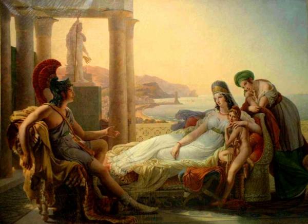 Aeneas Telling The Story Of Troy by Pierre-narcisse Guerin