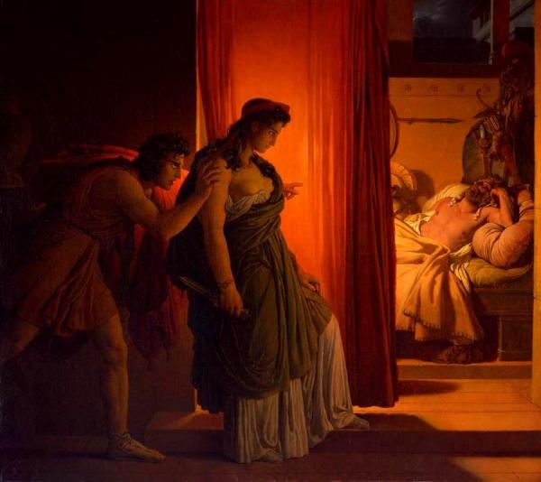 Clytemnestra And Agamemnon by Pierre-narcisse Guerin Oil Painting Reproductions