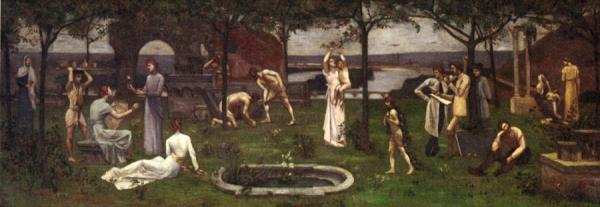 Between Art And Nature by Pierre Puvis De Chavannes