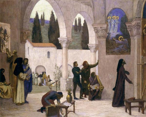 Christian Inspiration by Pierre Puvis De Chavannes