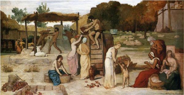 Cider by Pierre Puvis De Chavannes