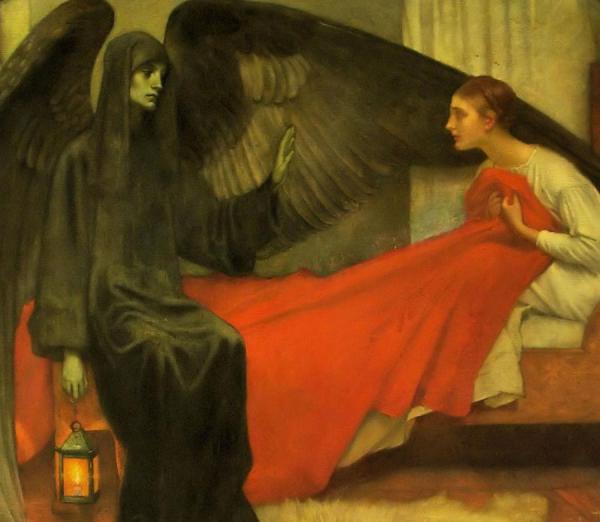 Death And The Maiden by Pierre Puvis De Chavannes