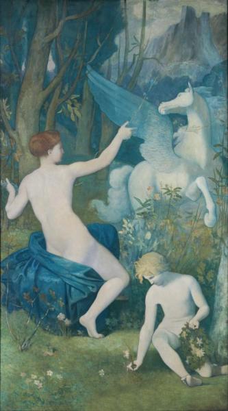 Fantasy by Pierre Puvis De Chavannes
