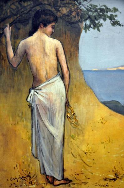 Girl By The Sea by Pierre Puvis De Chavannes
