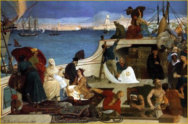 Marseilles, Gate To The Orient by Pierre Puvis De Chavannes
