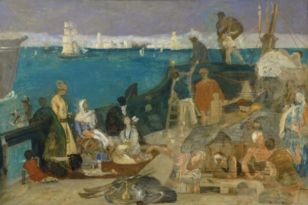 Pierre Puvis De Chavannes Marseilles, Gateway To The Orient