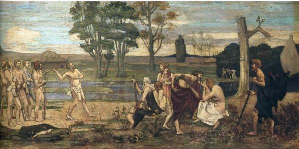 Patriotic Games by Pierre Puvis De Chavannes