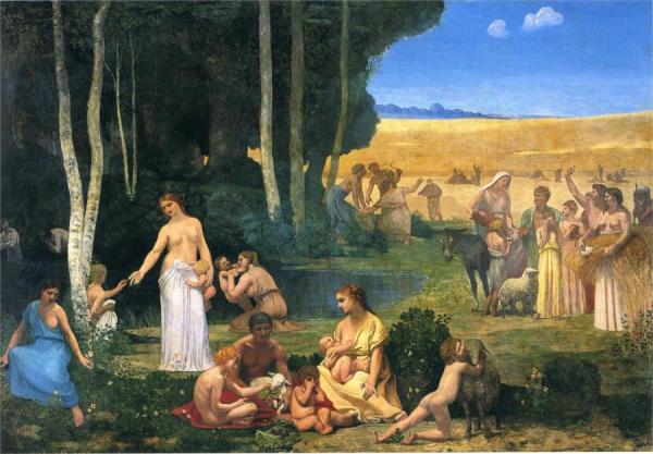 Summer by Pierre Puvis De Chavannes Oil Painting Reproductions