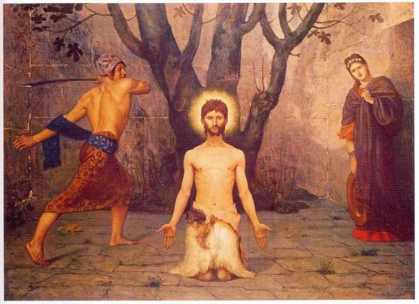 The Beheading Of St. John The Baptist by Pierre Puvis De Chavannes