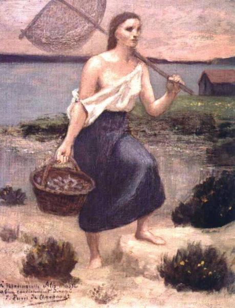 The Fisherwoman by Pierre Puvis De Chavannes