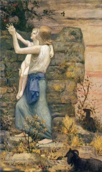 The Keeper Of Goats by Pierre Puvis De Chavannes