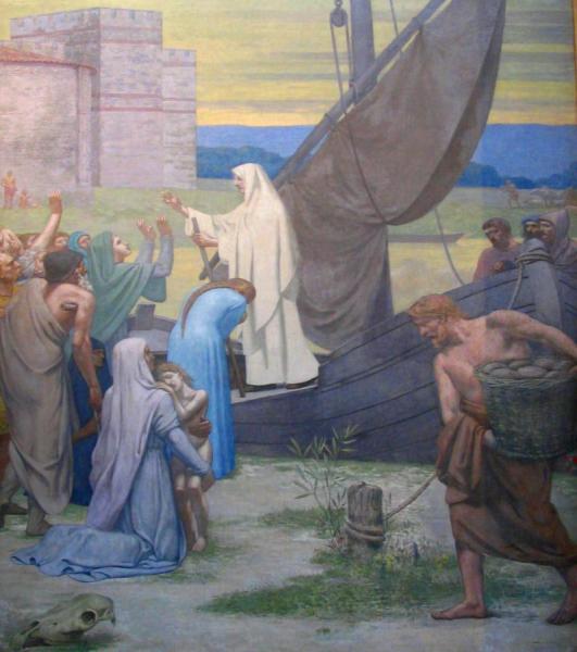 Vie De St Geneviève by Pierre Puvis De Chavannes