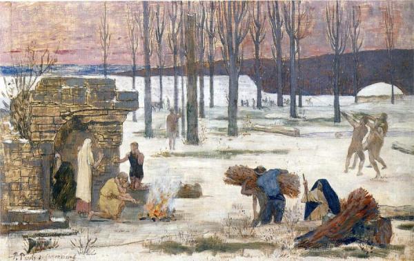 Winter by Pierre Puvis De Chavannes