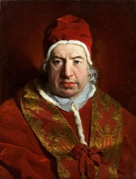 Pierre Subleyras Portrait Of Benedict Xiv