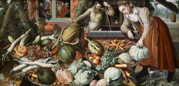 Market Scene by Pieter Aertsen