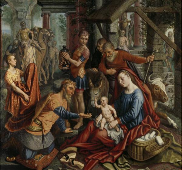 The Adoration Of The Magi by Pieter Aertsen Oil Painting Reproductions