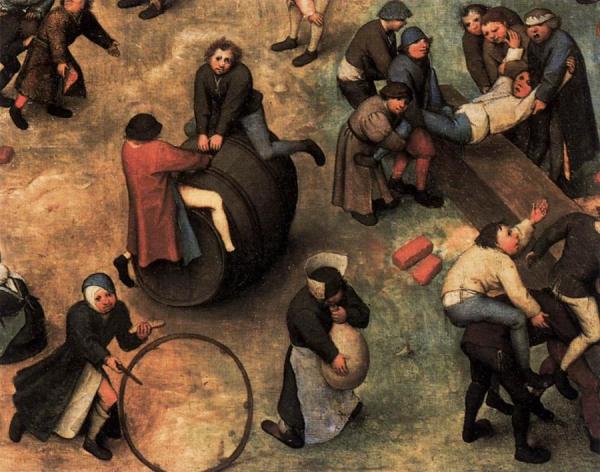 Pieter Bruegel The Elder Children's Games (detail)