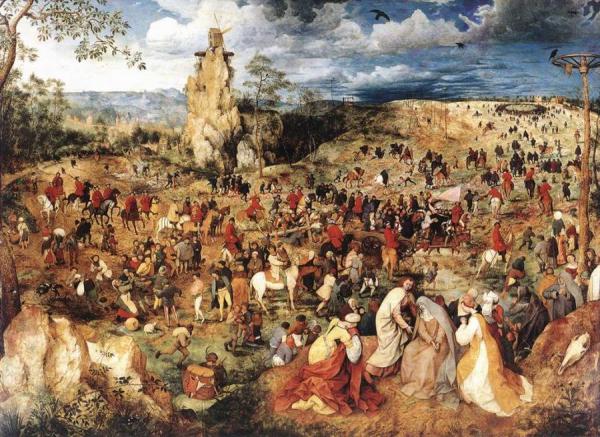 Christ Carrying The Cross by Pieter Bruegel The Elder Oil Painting Reproductions