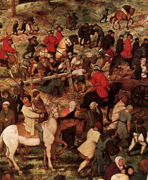 Christ Carrying The Cross (detail) by Pieter Bruegel The Elder Oil Painting Reproductions