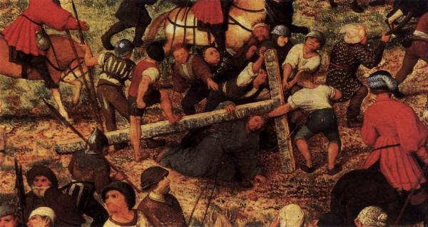 Christ Carrying The Cross (detail) by Pieter Bruegel The Elder