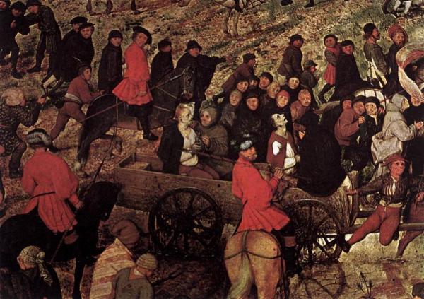 Christ Carrying The Cross (detail) by Pieter Bruegel The Elder Oil Painting Reproductions