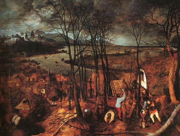 Gloomy Day by Pieter Bruegel The Elder