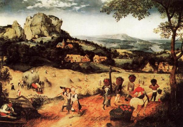 Haymaking (july) by Pieter Bruegel The Elder Oil Painting Reproductions