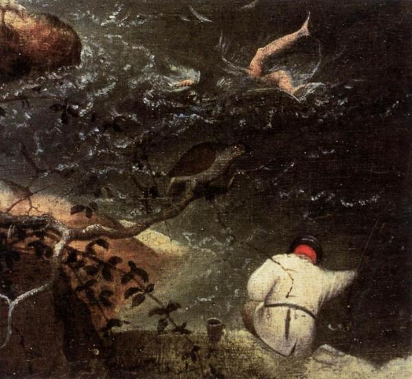 Landscape With The Fall Of Icarus (detail) by Pieter Bruegel The Elder