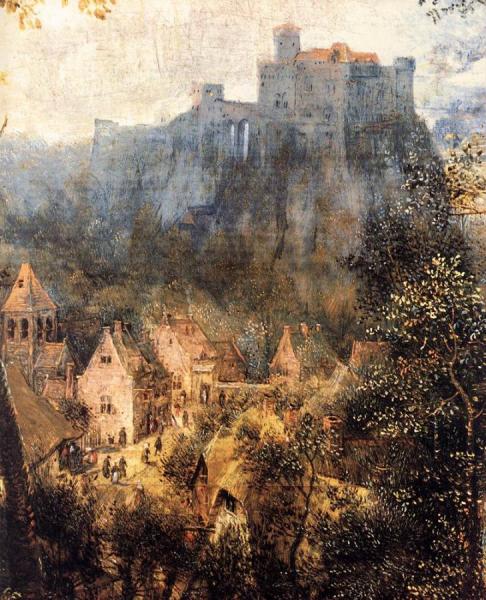 Magpie On The Gallow (detail) by Pieter Bruegel The Elder