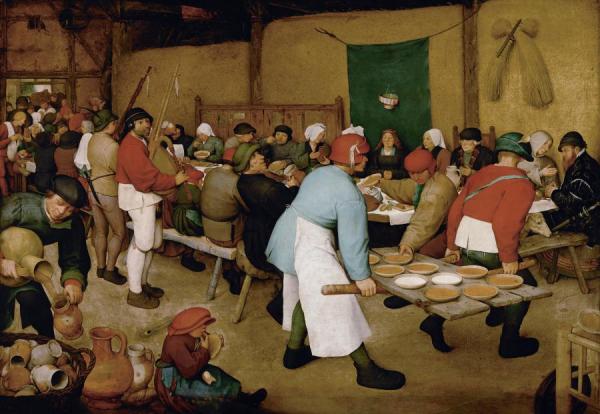 Peasant Wedding by Pieter Bruegel The Elder Oil Painting Reproductions
