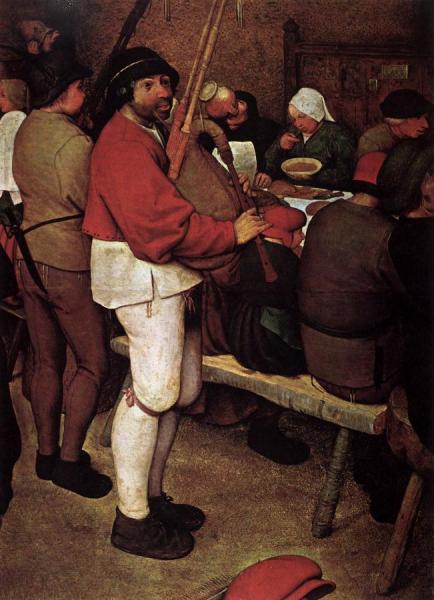 Peasant Wedding (detail) by Pieter Bruegel The Elder Oil Painting Reproductions