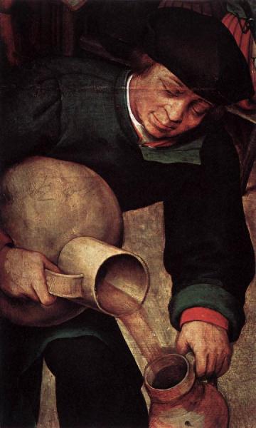 Peasant Wedding (detail) by Pieter Bruegel The Elder