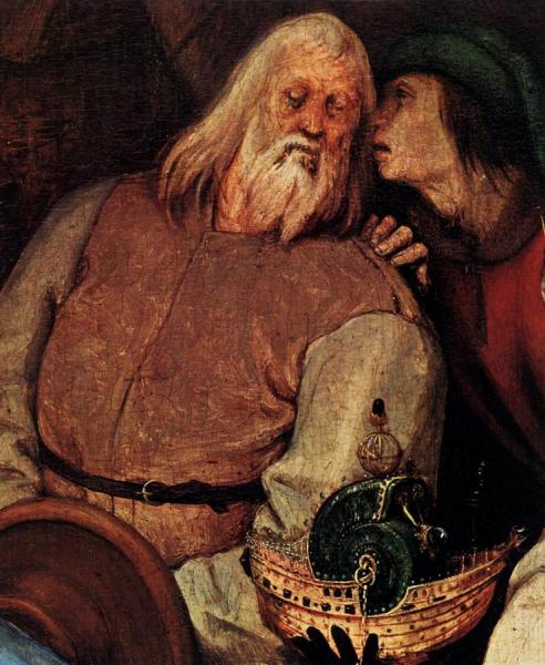 The Adoration Of The Kings (detail) by Pieter Bruegel The Elder