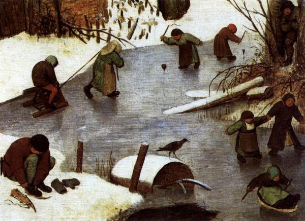 The Census At Bethlehem (detail) by Pieter Bruegel The Elder