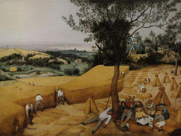 The Corn Harvest (august) by Pieter Bruegel The Elder