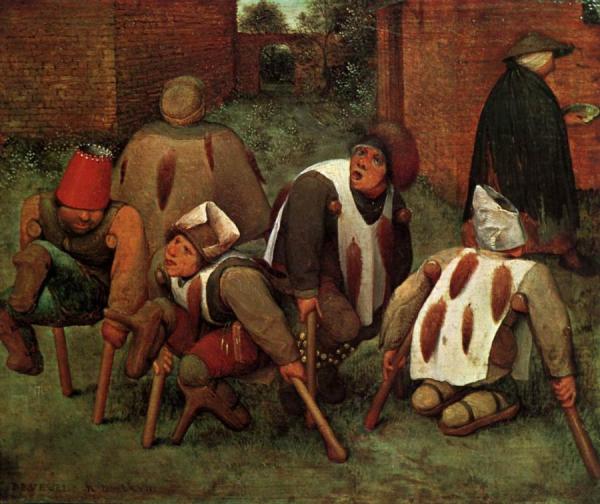 The Cripples by Pieter Bruegel The Elder