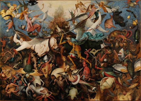 The Fall Of The Rebel Angels by Pieter Bruegel The Elder