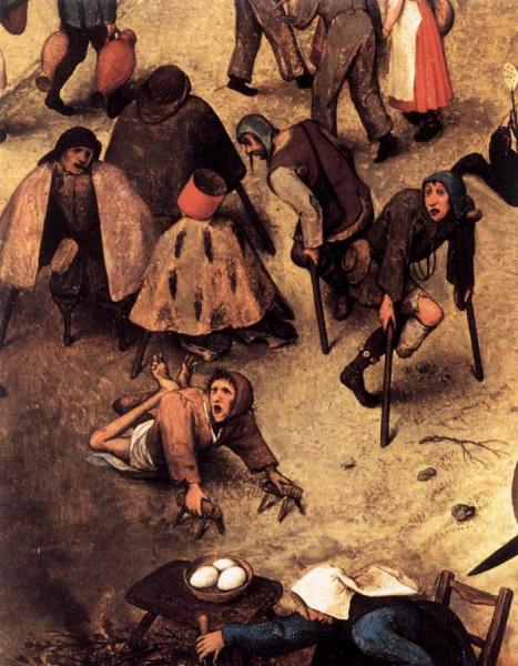 The Fight Between Carnival And Lent (detail) by Pieter Bruegel The Elder