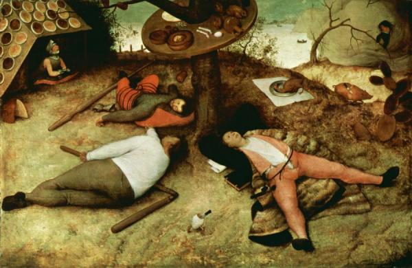 The Land Of Cockayne by Pieter Bruegel The Elder Oil Painting Reproductions