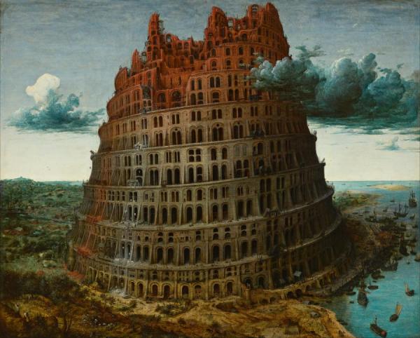 The Little Tower Of Babel by Pieter Bruegel The Elder