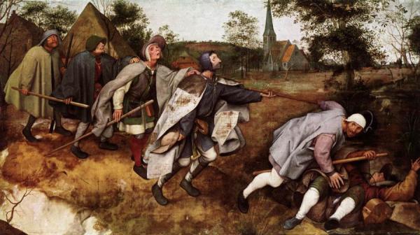 The Parable Of The Blind Leading The Blind by Pieter Bruegel The Elder