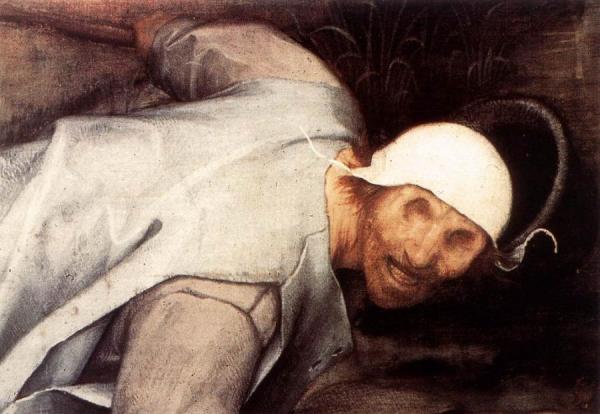 The Parable Of The Blind Leading The Blind (detail) by Pieter Bruegel The Elder Oil Painting Reproductions