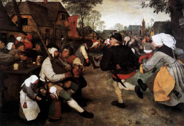 The Peasant Dance by Pieter Bruegel The Elder