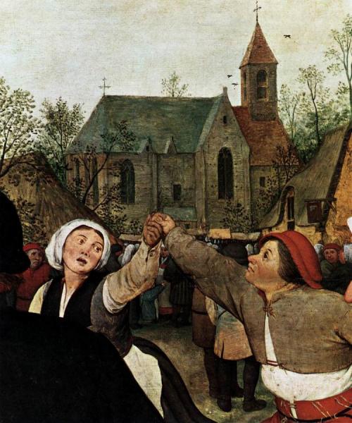 Pieter Bruegel The Elder The Peasant Dance (detail)